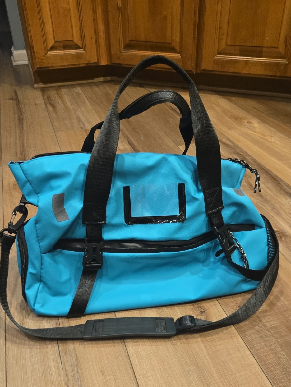 Unisex Blue Gym Travel Bag